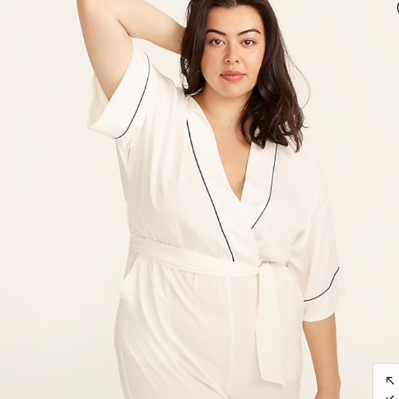 JCREW EASY LUXE JUMPSUIT - SZ Med - Picture 2 of 8